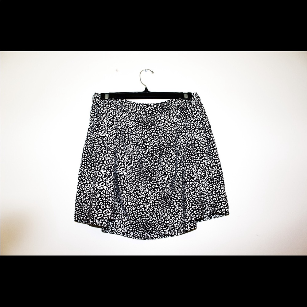 aeropostale leopard print skirt